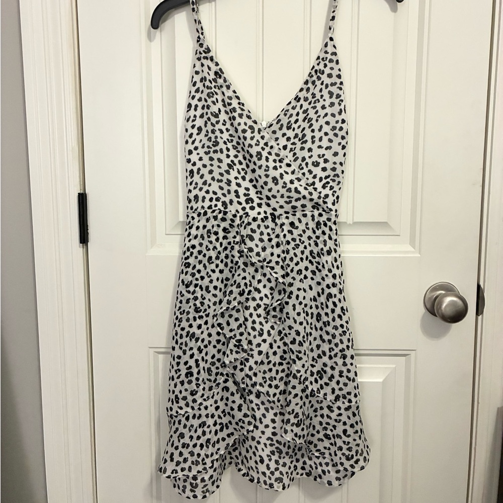 Material Girl Animal Print Strappy Dress